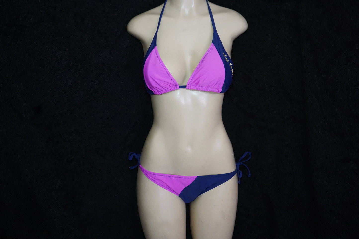 Blue & pink LV 2 pc bikini