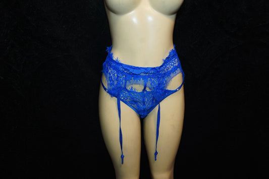 Royal Blue garter /w panties