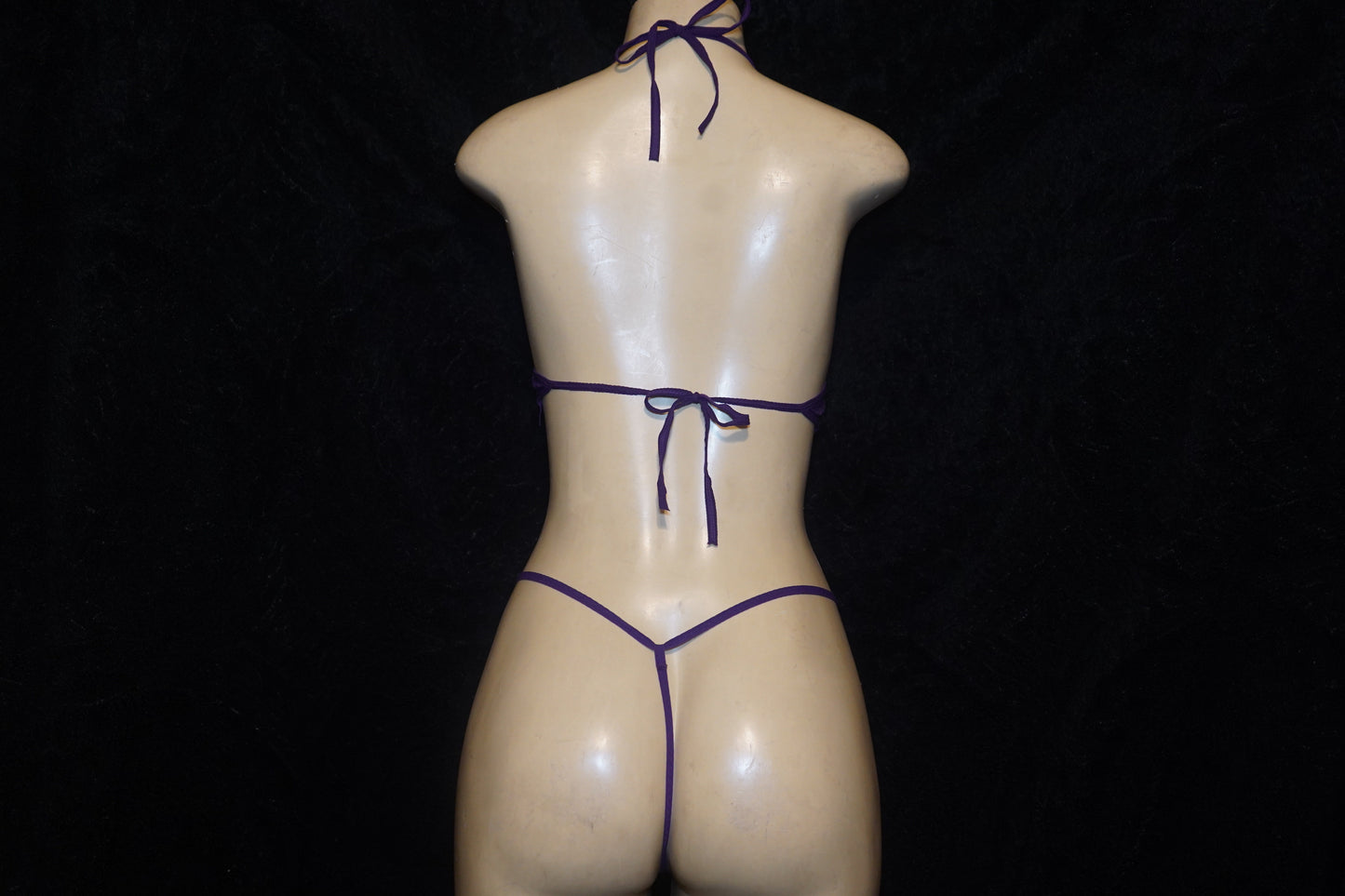 halter with G-string and garter