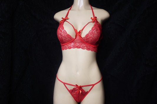 2 pc Detachable cups & g-string