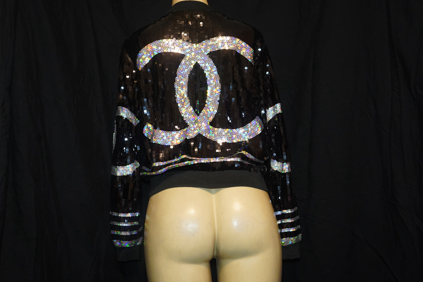 Monogram bling jacket