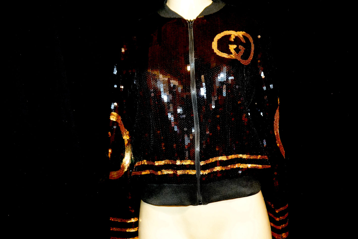 Monogram bling jacket