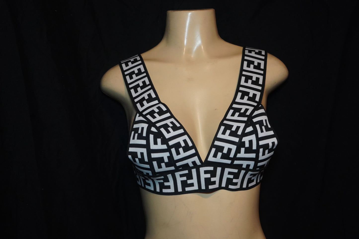 Monogram bra/halter top