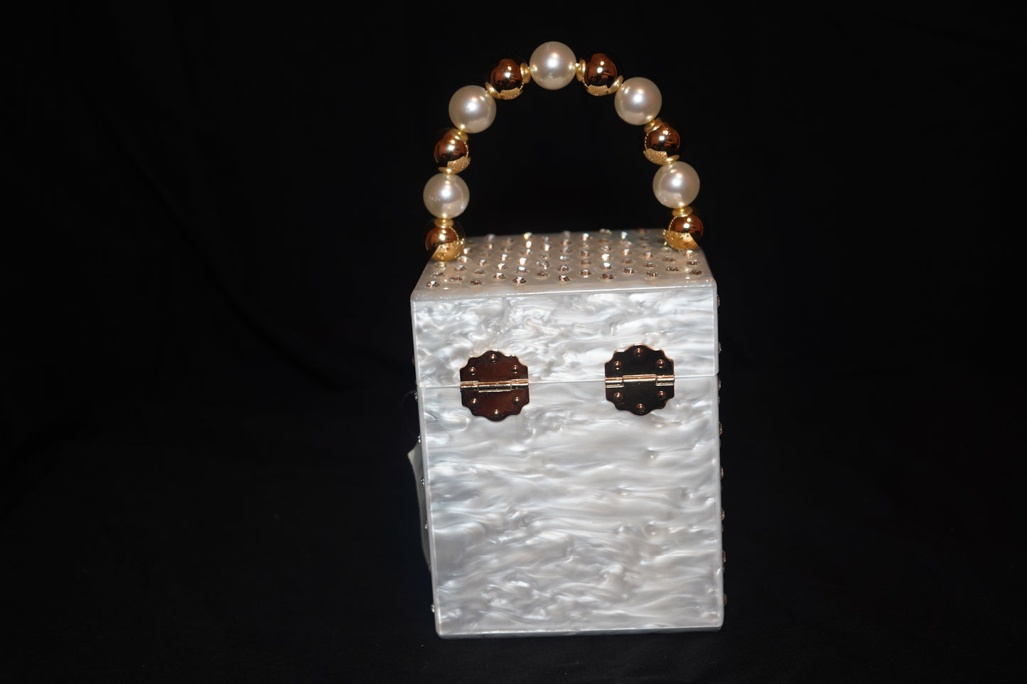 Acrylic bling box purse