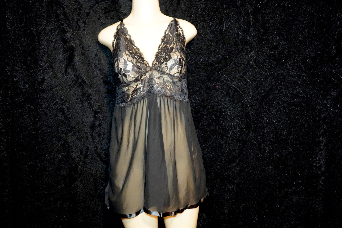 Baby doll open back with G-string