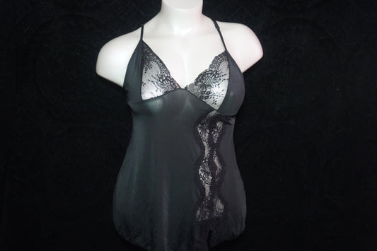 spandex and lace nighty with G-string